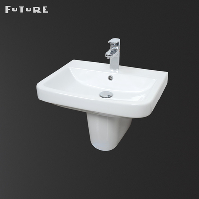 Economia di spazio del bacino di piedistallo del bagno del guardaroba 410mm facile ad installazione