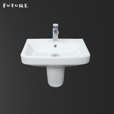 Economia di spazio del bacino di piedistallo del bagno del guardaroba 410mm facile ad installazione