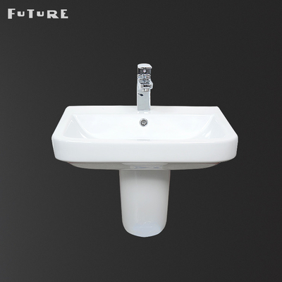 Economia di spazio del bacino di piedistallo del bagno del guardaroba 410mm facile ad installazione