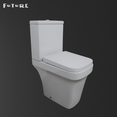 La fine morbida Seat riguarda il quadrato della trappola di P a 18 pollici - toilette alta bianca