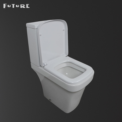 La fine morbida Seat riguarda il quadrato della trappola di P a 18 pollici - toilette alta bianca