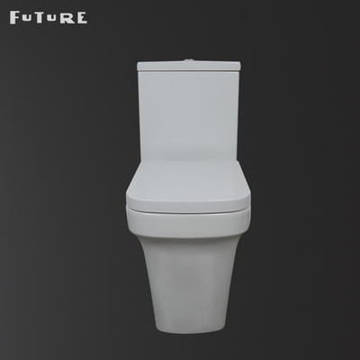 La fine morbida Seat riguarda il quadrato della trappola di P a 18 pollici - toilette alta bianca