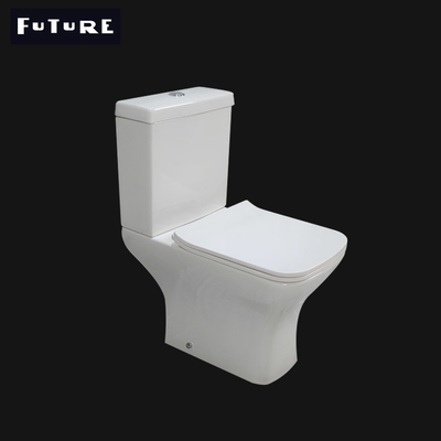 Larghezza coppia vicina senza orlo della toilette 375mm della toilette quadrata senza orlo alla moda