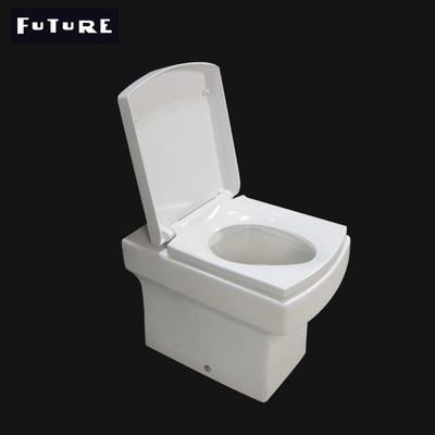 Quadrato del bagno della trappola di P di nuovo alla toilette Pan Washdown Flushing della parete