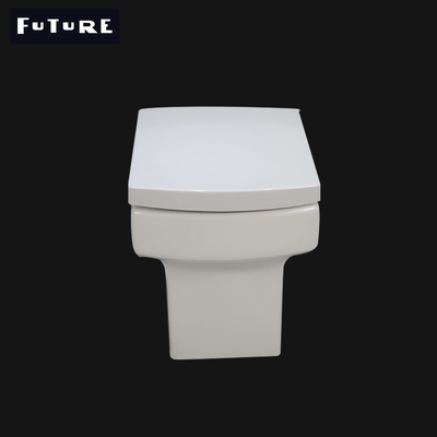 Quadrato del bagno della trappola di P di nuovo alla toilette Pan Washdown Flushing della parete