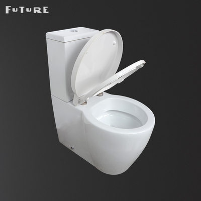 Toilette coppia vicina in due pezzi del bidet del gabinetto della villa automatica di deodorizzazione