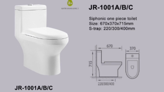 Prodotti di un pezzo economici di Flessinga Sanitaryware del sifone del gabinetto