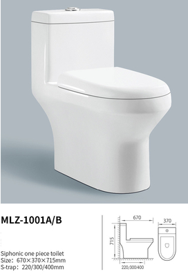 Prodotti di un pezzo economici di Flessinga Sanitaryware del sifone del gabinetto